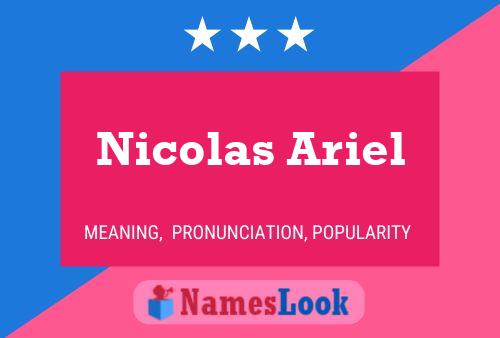 Nicolas Ariel Namensposter