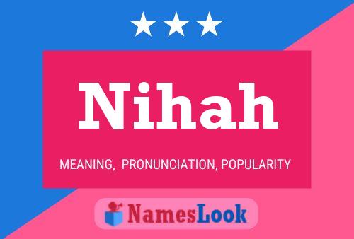 Nihah Namensposter