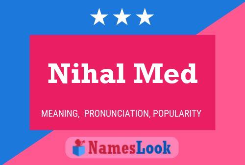 Nihal Med Namensposter