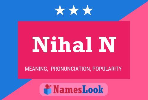 Nihal N Namensposter