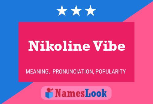 Nikoline Vibe Namensposter