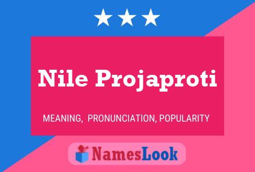 Nile Projaproti Namensposter