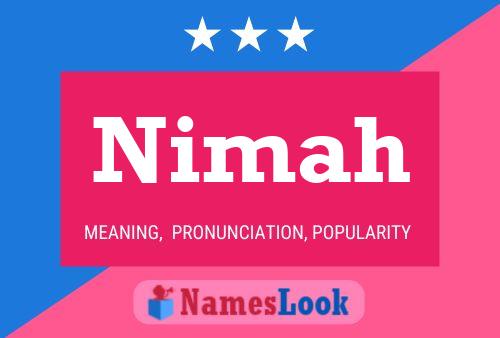 Nimah Namensposter