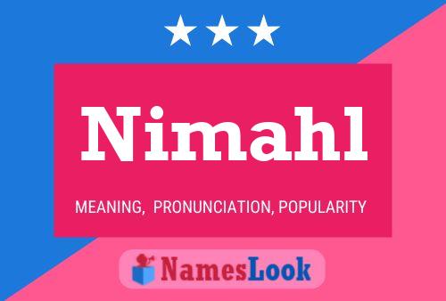 Nimahl Namensposter