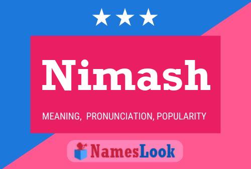 Nimash Namensposter