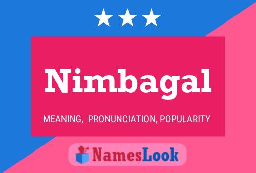 Nimbagal Namensposter