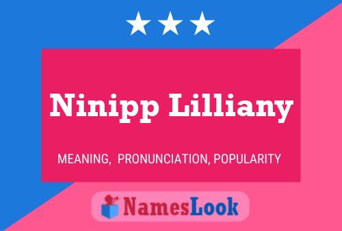 Ninipp Lilliany Namensposter