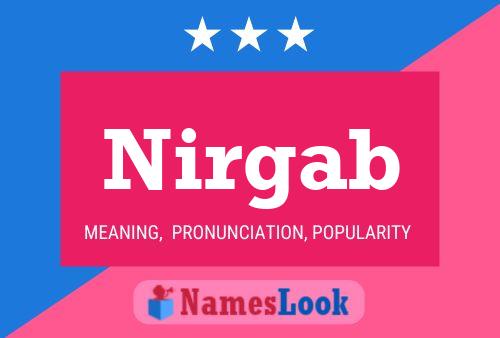 Nirgab Namensposter