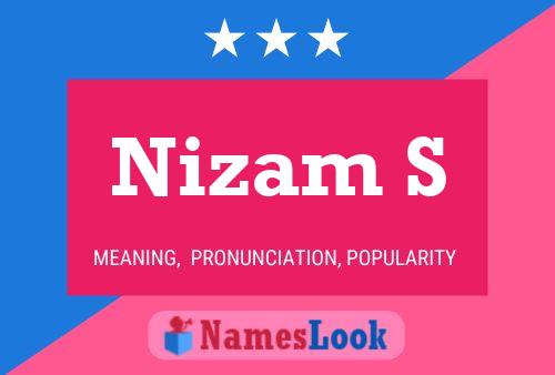 Nizam S Namensposter