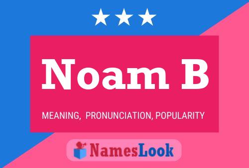 Noam B Namensposter