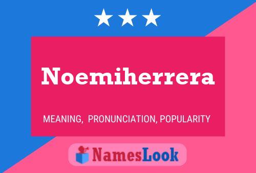 Noemiherrera Namensposter