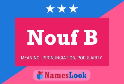 Nouf B Namensposter