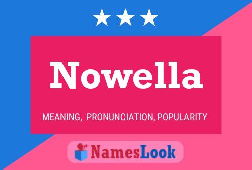 Nowella Namensposter