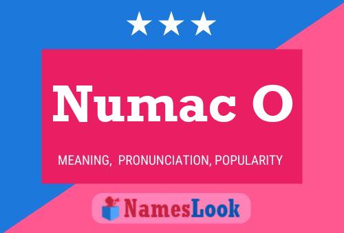 Numac O Namensposter