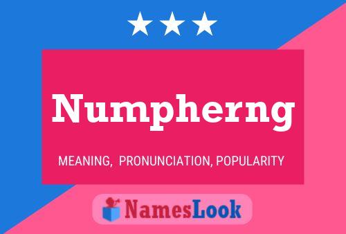 Numpherng Namensposter