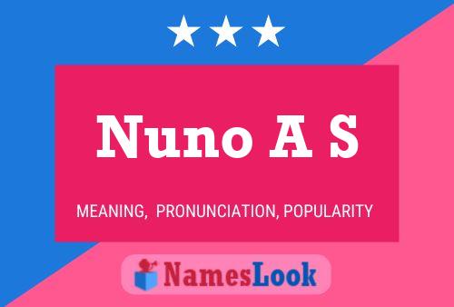 Nuno A S Namensposter