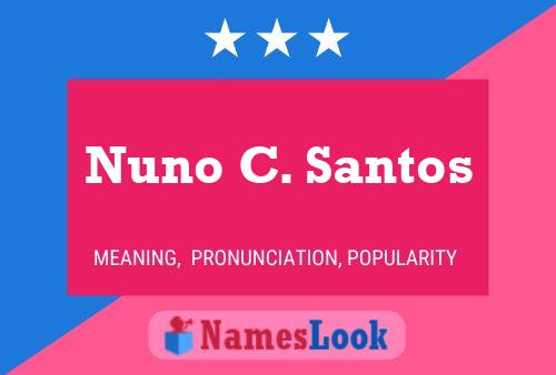 Nuno C. Santos Namensposter