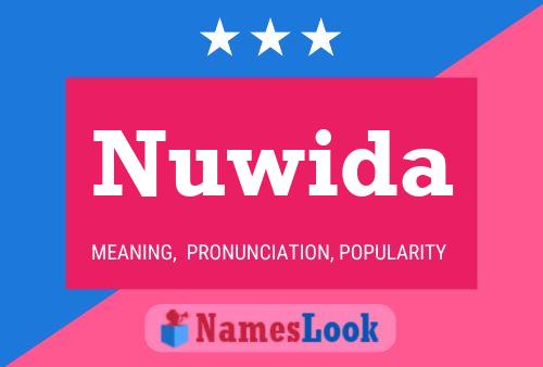 Nuwida Namensposter