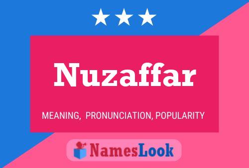 Nuzaffar Namensposter