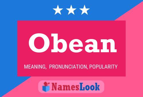 Obean Namensposter