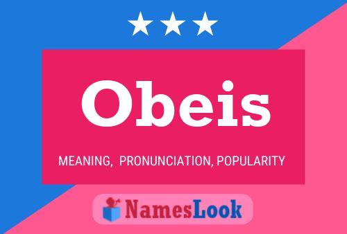 Obeis Namensposter