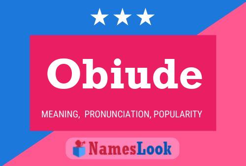 Obiude Namensposter