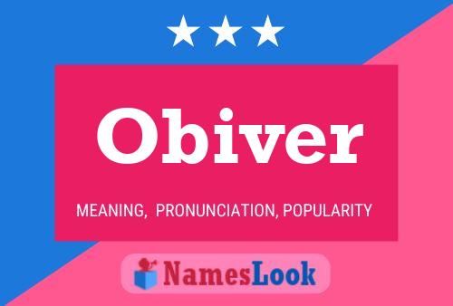 Obiver Namensposter