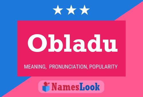 Obladu Namensposter