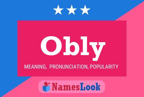 Obly Namensposter