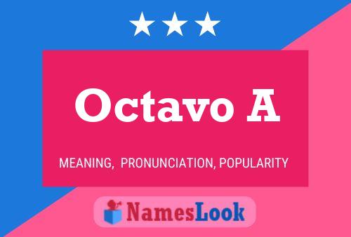 Octavo A Namensposter