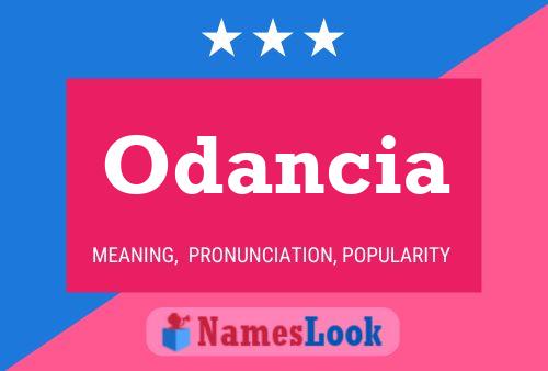 Odancia Namensposter