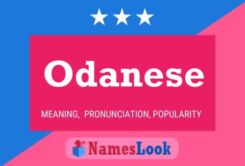 Odanese Namensposter