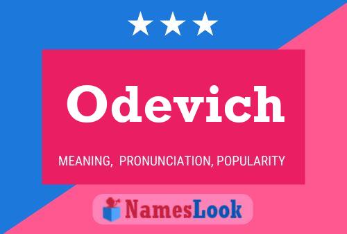 Odevich Namensposter