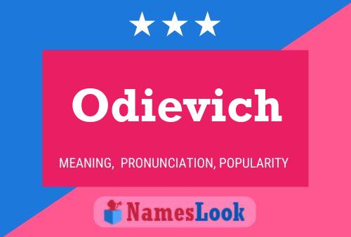 Odievich Namensposter