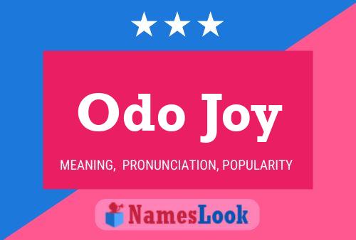 Odo Joy Namensposter