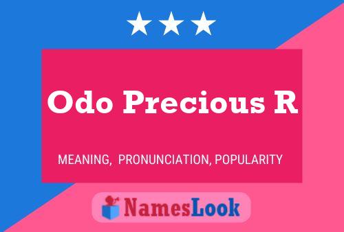 Odo Precious R Namensposter