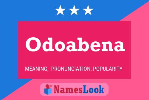 Odoabena Namensposter