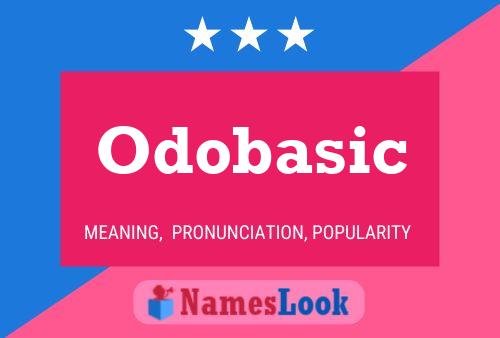 Odobasic Namensposter