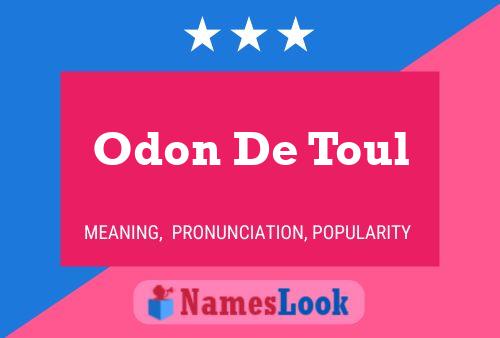 Odon De Toul Namensposter