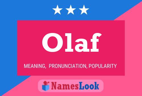Olaf Namensposter