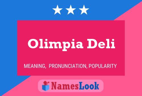 Olimpia Deli Namensposter