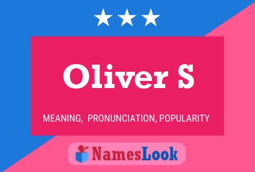 Oliver S Namensposter