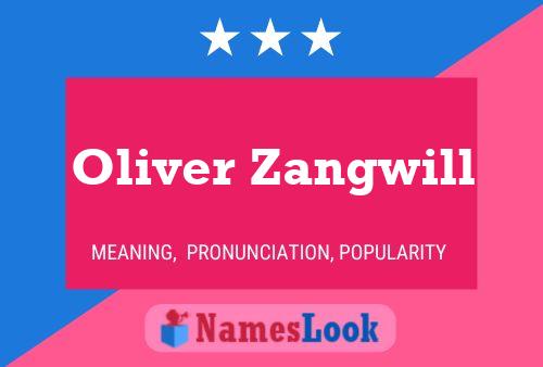 Oliver Zangwill Namensposter