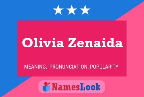 Olivia Zenaida Namensposter