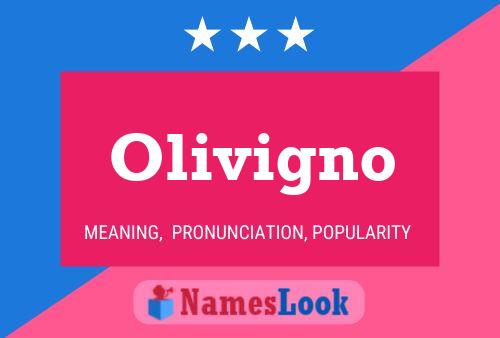 Olivigno Namensposter