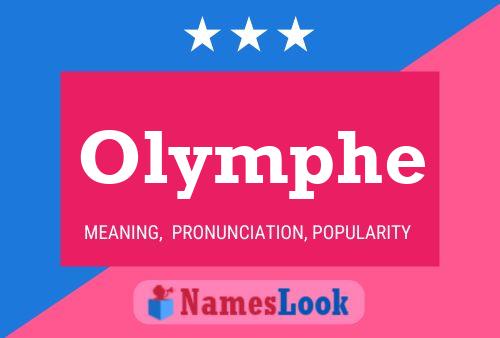 Olymphe Namensposter