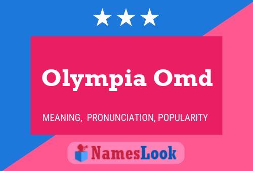 Olympia Omd Namensposter