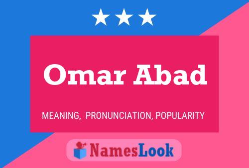 Omar Abad Namensposter