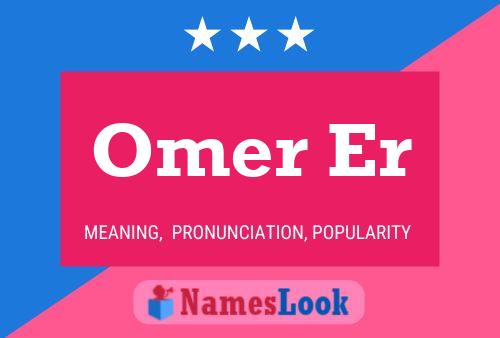 Omer Er Namensposter