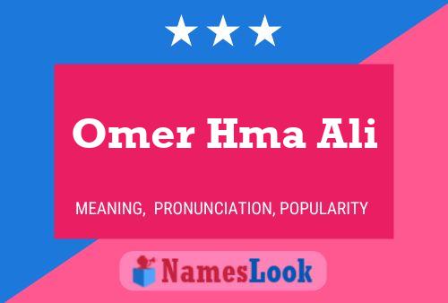 Omer Hma Ali Namensposter